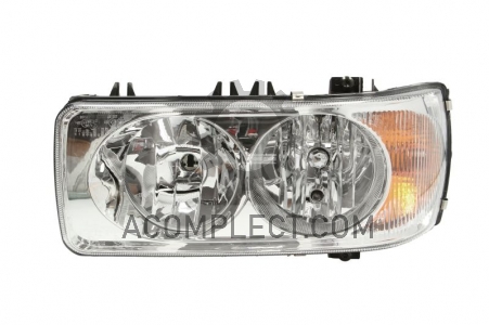 Фара основная (L) (гладкая) Daf Euro3 Tangde TD01-61-005L
