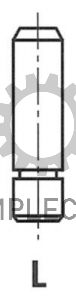 Направляющая клапана (выпускного) OM364/366 Freccia G3515